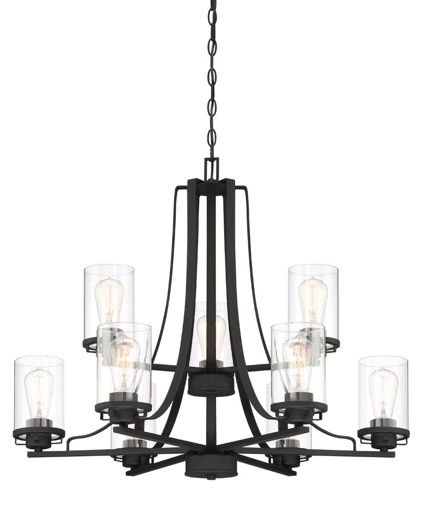 Jedrek 33" 9-Light Chandelier